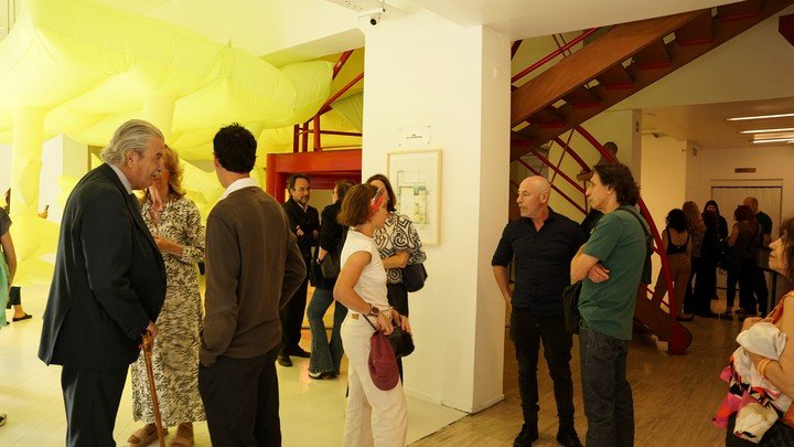 Las autoridades del FNA celebraron el nuevo espacio para el arte. 