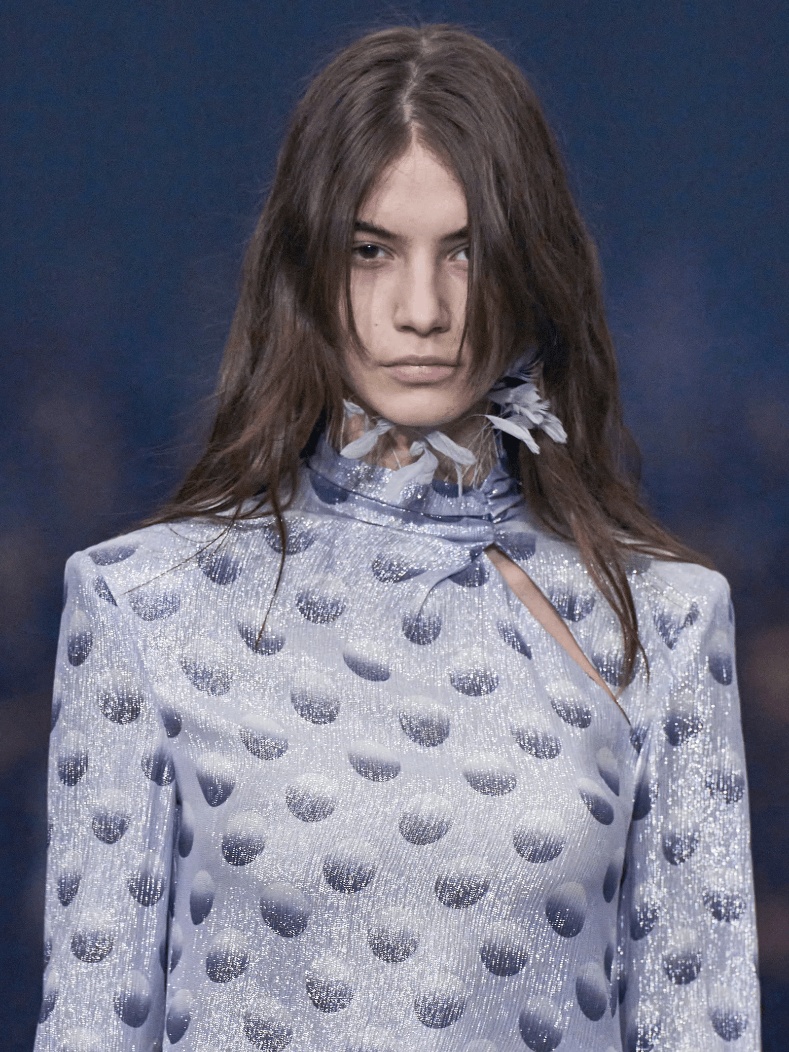 Valentino courtain bangs