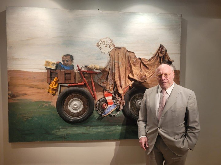 Julio Crivelli, presidente de la Asociación Amigos del Museo de Bellas Artes