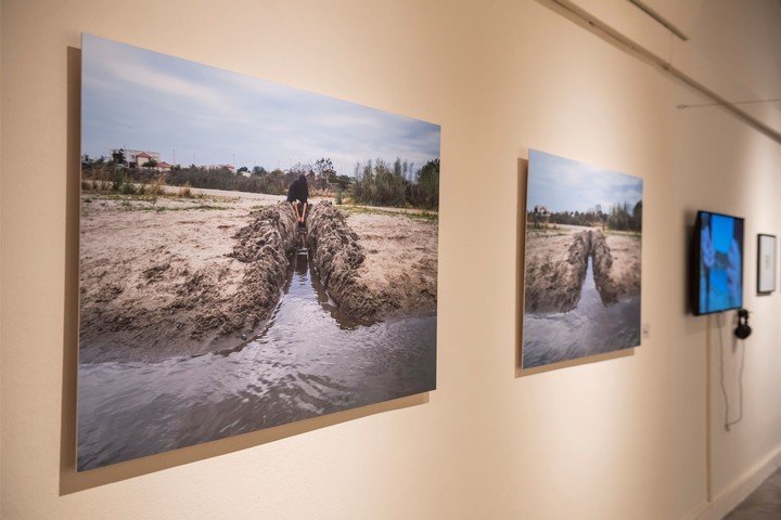 Lo que arrastra la corriente, en la sala 4 del Centro Cultural Recoleta. Foto: gentileza.