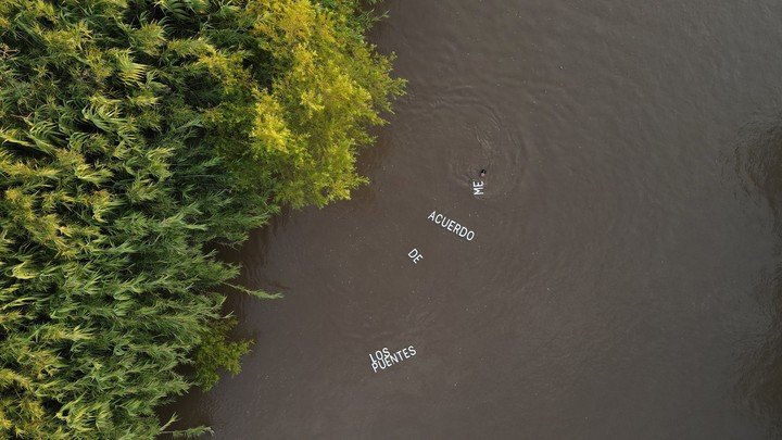 Lo que arrastra la corriente, en la sala 4 del Centro Cultural Recoleta. Foto: gentileza.