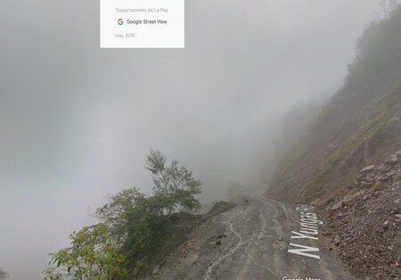 Un tramo del "Camino de la Muerte" (Google Maps)