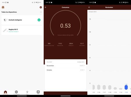 App del enchufe inteligente al que conecte la nevera