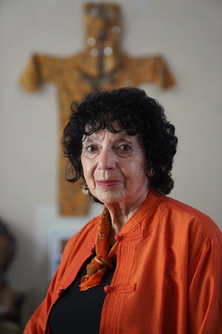 Luisa Valenzuela en su casa. Foto: Guillermo Rodríguez Adami.