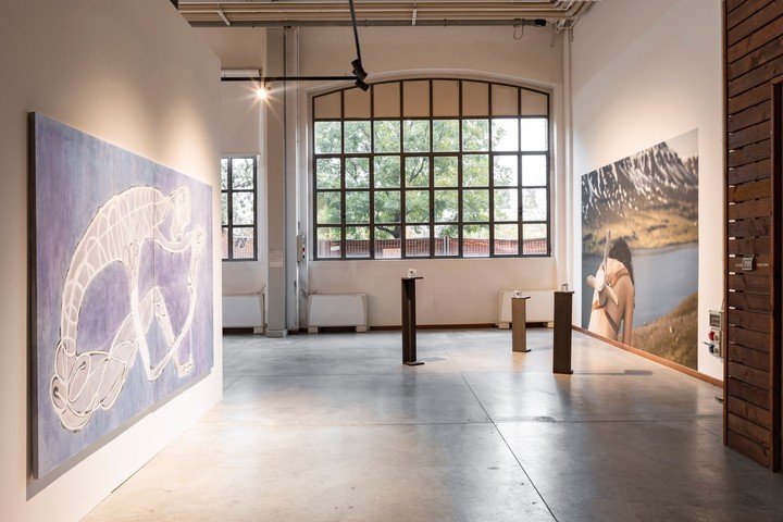 La obra de Carla Grunauer en la Fabbrica del Vapore. Milán. Bienalsur 2025.