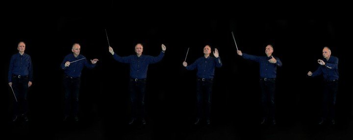 El director de orquesta. 