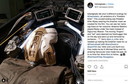 El cameo de Ripley descartado