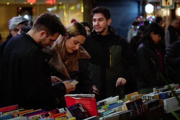 La Noche de las Librerías. Foto: Mariana Nedelcu.