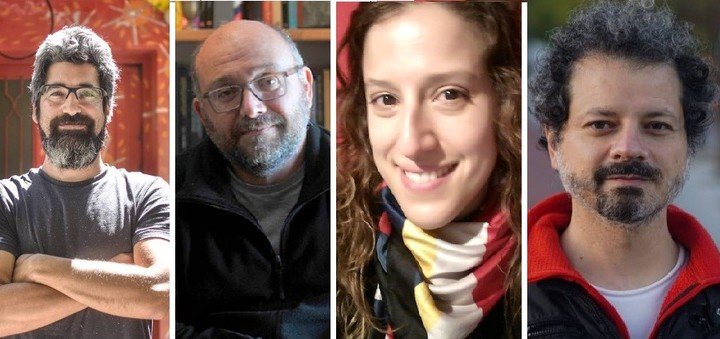 Opinan los historiadores Alejandro Rabinovich, Federico Lorenz, Mercedes López Cantera y Gabriel Di Meglio. Fotos: archivo Clarín y gentileza.