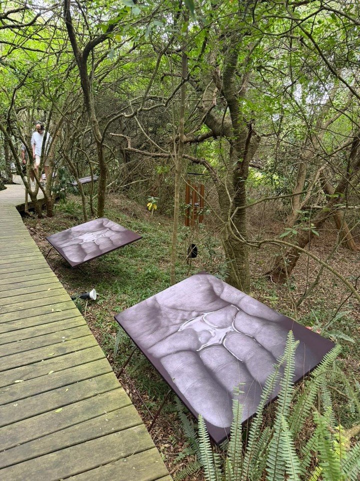 Instalación de Óscar Muñoz en La Musas, en José Ignacio. 