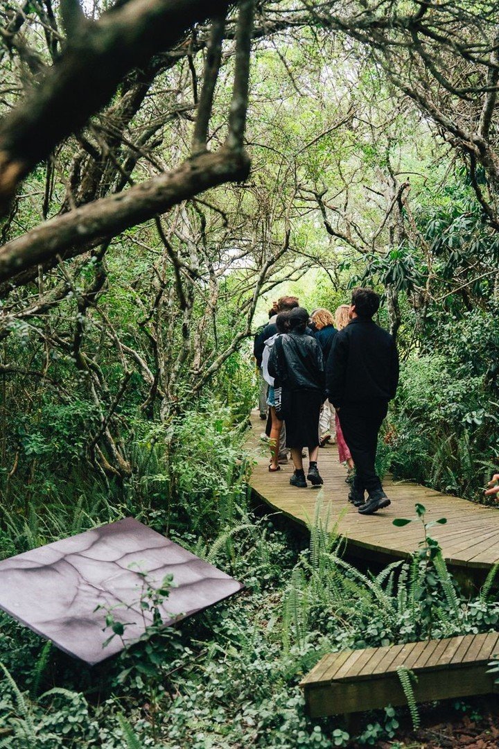 El sendero dentro del Espacio Las Musas, sede de Focus. 