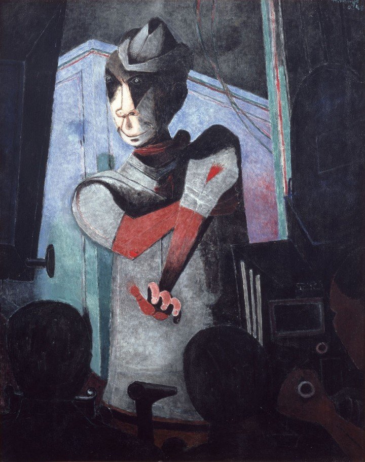 Cantinflas - Rufino Tamayo. Obra perteneciente a la Colección Gelman Santander.