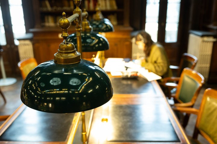 Biblioteca del Colegio Nacional de Buenos Aires. Foto: Matias Baglietto.