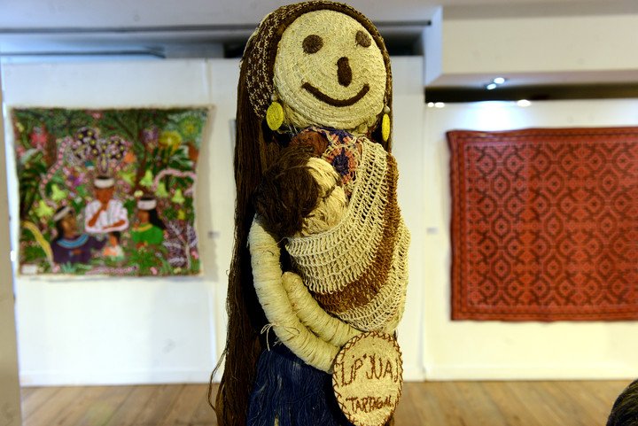 La Bienal de Arte Indígena se desarrollará en el Pabellón de las Bellas Artes de la UCA, en Puerto Madero. Foto: Luciano Thieberger.