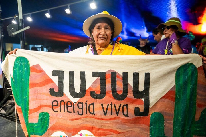 El Carnaval de Jujuy en Buenos Aires desbordó el Palacio Libertad este domingo. Foto: prensa Palacio Libertad gentileza.