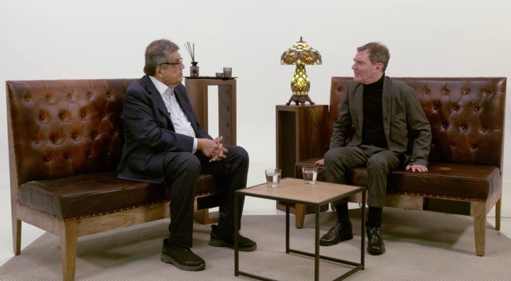 Darío Loperfido, ex Secretario de Cultura en su programa "El hombre rebelde".