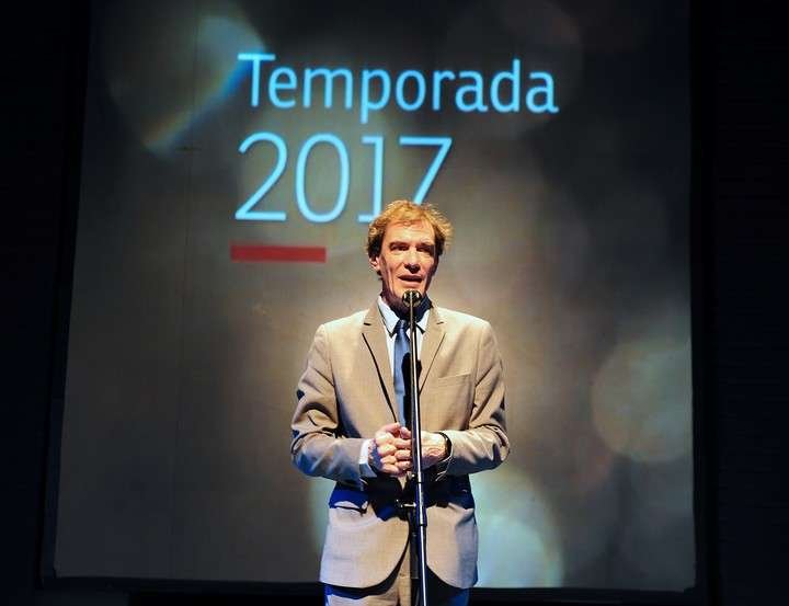 Dario Loperfido en la presentacion de la temporada 2017 del Teatro Colón.
Foto: Juan Manuel Foglia