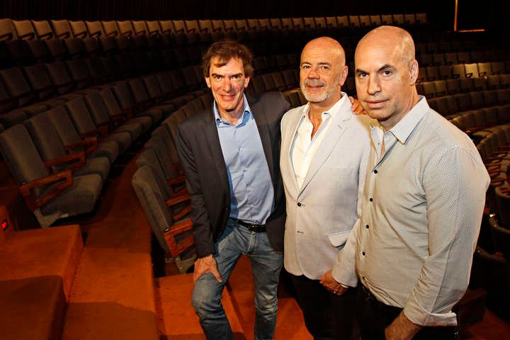  Jorge Telerman con Horacio Rodríguez Larreta y Dario Lopérfido.