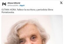 Otra víctima del sepulturero de los famosos: ahora dio por muerta a la escritora mexicana Elena Poniatowska