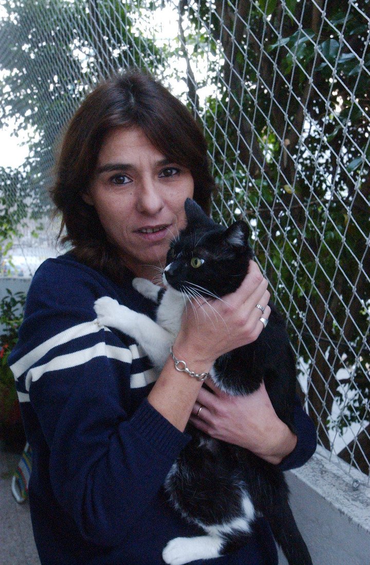 La escritora y periodista Araceli Bellota n 2004. Foto_ Guillermo Viana_Telam.