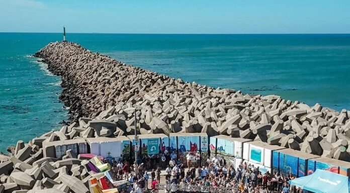 Galería Mar Adentro, en el puerto de Quequén: un innovador paseo artístico sobre el mar