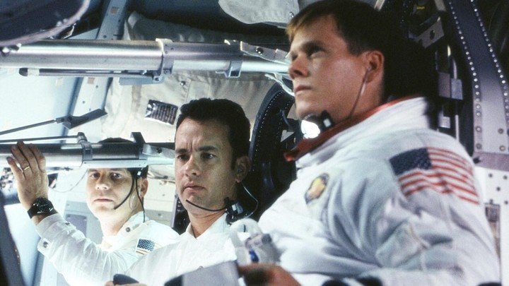 Una de las películas espaciales más populares es Apollo 13, de Ron Howard. Foto: Archivo Clarin.