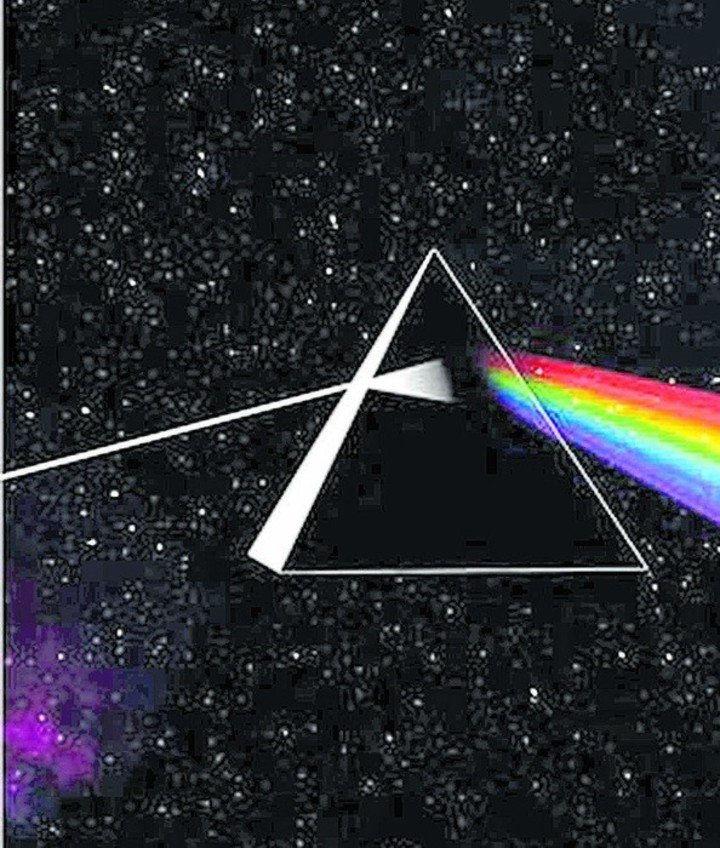 El álbum de Pink Floyd 'The Dark Side of the Moon', de 1968. Foto: Archivo Clarin.