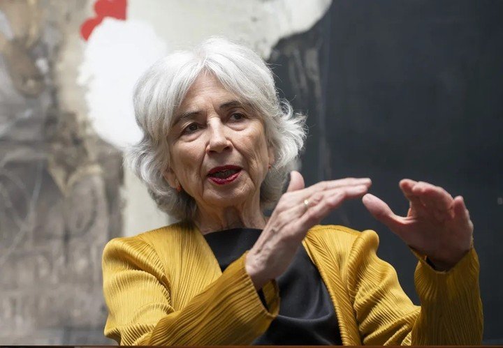 Pilar del Río, durante la entrevista. EFE/Adriel Perdomo