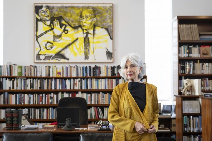 Pilar del Río, durante la entrevista. EFE/Adriel Perdomo