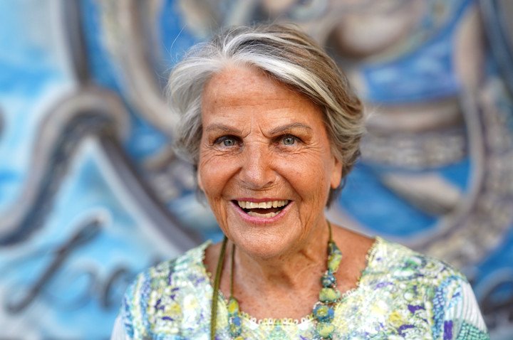 La artista Silke. Foto: Guillermo Rodríguez Adami. 