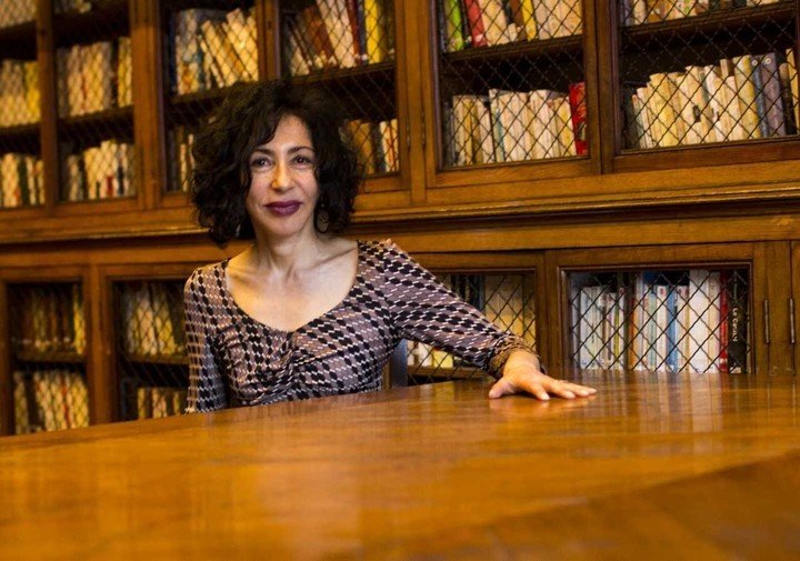 La escritora francesa Yasmina Reza, en Buenos Aires en 2018. Archivo Clarín.