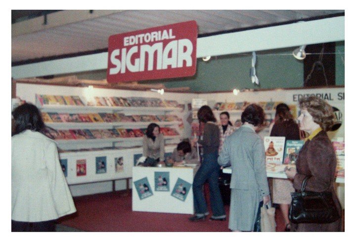El stand de Sigmar en la Feria de 1976. Foto: gentileza