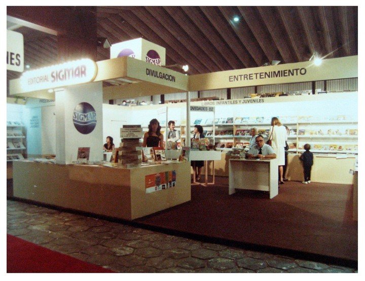 El stand de Sigmar en la Feria de 1982. Foto: gentileza
