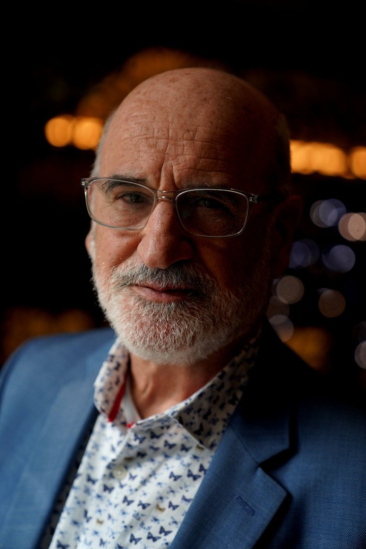 Entrevista al escritor español Fernando Aramburu, en la ciudad de Buenos Aires. Foto: Guillermo Rodríguez Adami.
