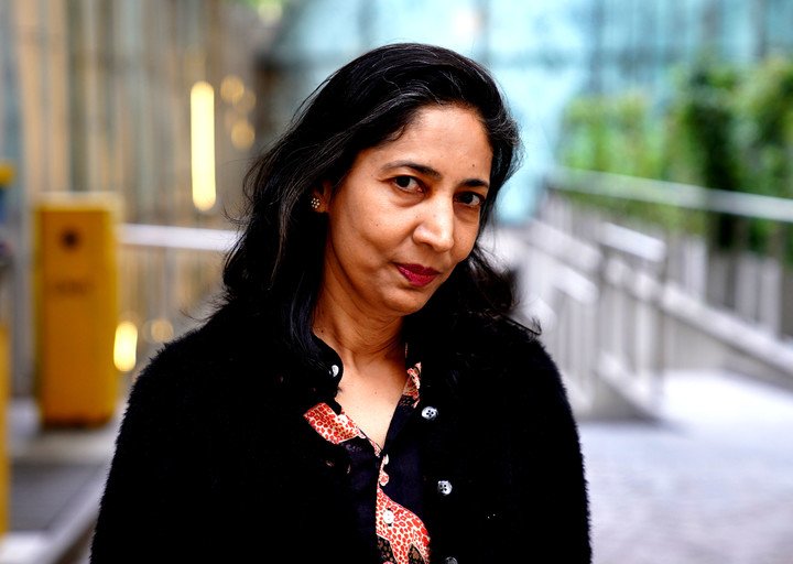 La escritora india Kiran Desai vino a la Argentina con su nueva novela La soledad de Sonia y Sunny. Foto: Guillermo Rodríguez Adami.