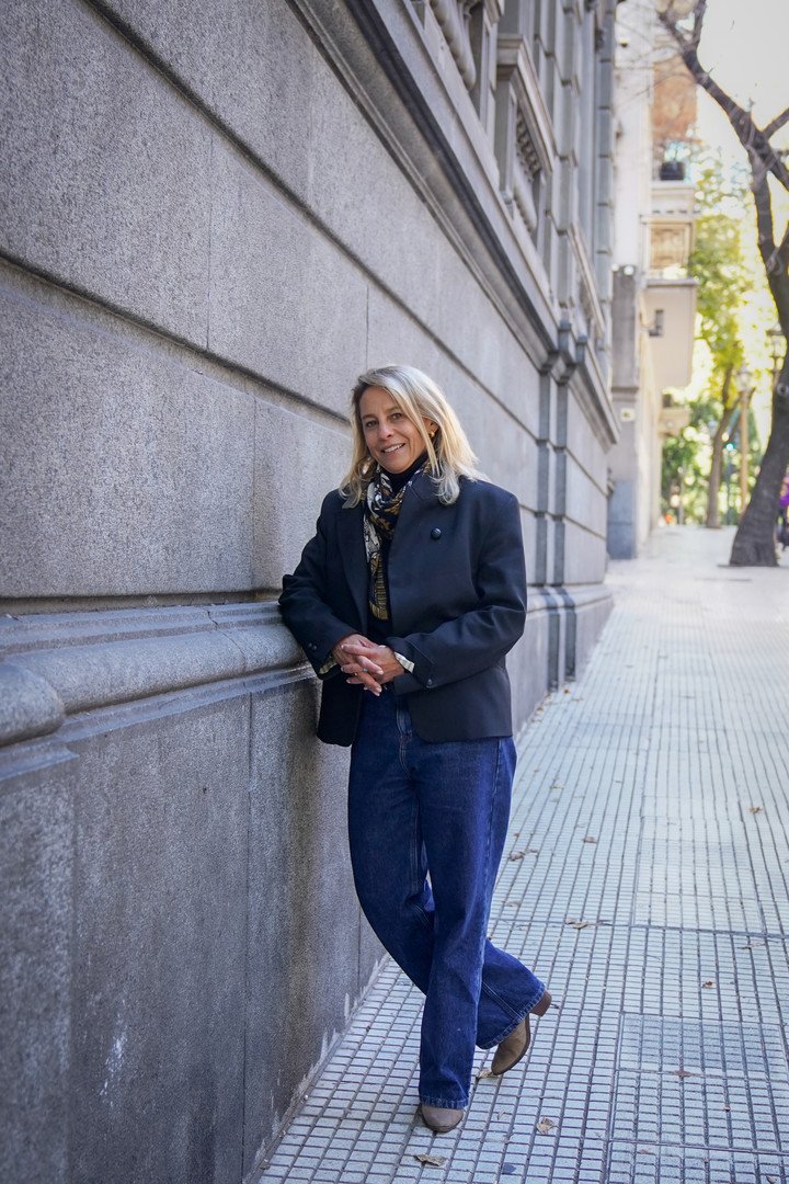 La investigadora Maud Quessard, en Buenos Aires antes de participar en la Noche de las Ideas. Foto: Maxi Failla.
