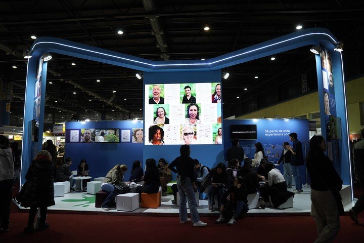 Por segunda vez BoM Experience, que integra los stands de FamilySearch y SirveAhora. Foto: Fernando de la Orden.