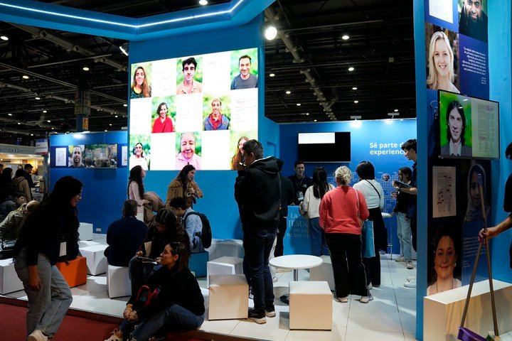 Por segunda vez BoM Experience, que integra los stands de FamilySearch y SirveAhora. Foto: Fernando de la Orden.