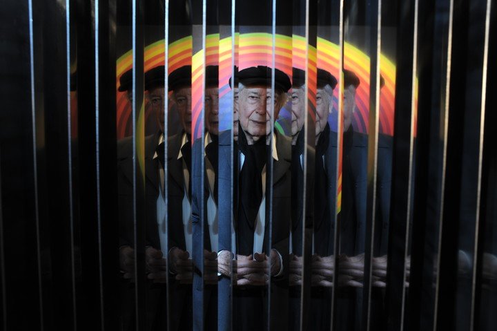 Julio Le Parc en arteba 2012. Foto: Germán García Adrasti. 