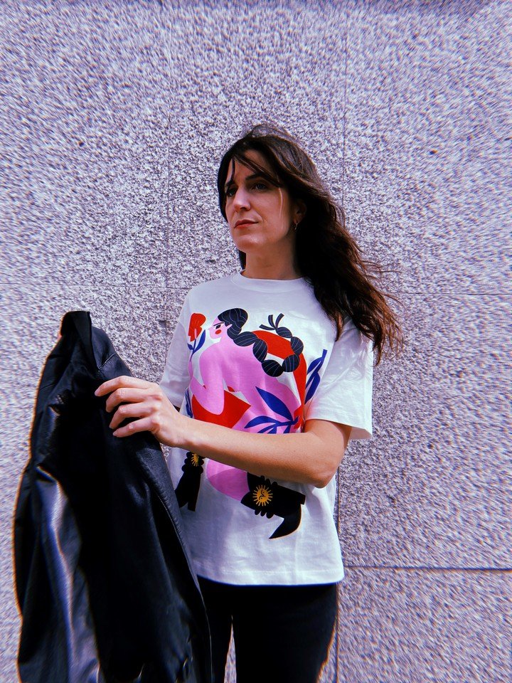 Agustina Shuan, la ilustradora argentina elegida por Zara para su colección global Women in Art. Foto: gentileza.