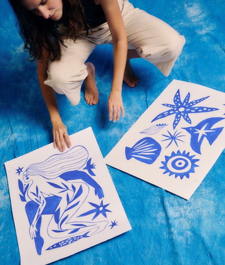 Agustina Shuan, la ilustradora argentina elegida por Zara para su colección global Women in Art. Foto: gentileza.