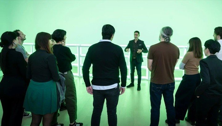 Dan Flavin. Luz, color y espacio, se puede visitar hasta el 17 de agosto en el Malba. Foto: gentileza.