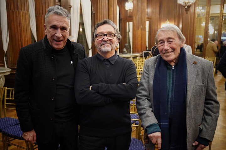 Junto a Víctor Bugge y José Ignacio López. 