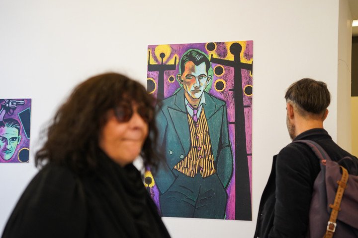Recorrida por la muestra “El juguete Rabioso” curada Sylvia Saitta y Juan Maisonnave en el Centro Cultural Recoleta. Foto: Santi Garcia Díaz.