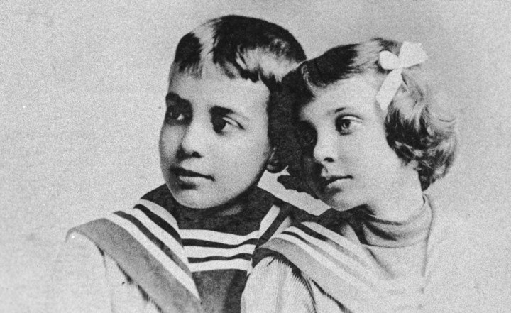 Jorge Luis y Norah Borges. Foto: gentileza Fundación Internacional Jorge Luis Borges