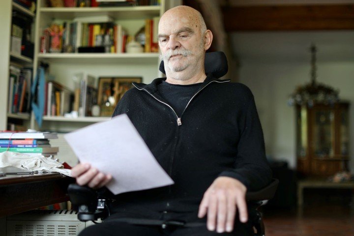 "La obra que más placer me da es el "Poema conjetural"”, dice el escritor argentino Martin Caparrôs. Foto: Cézaro De Luca