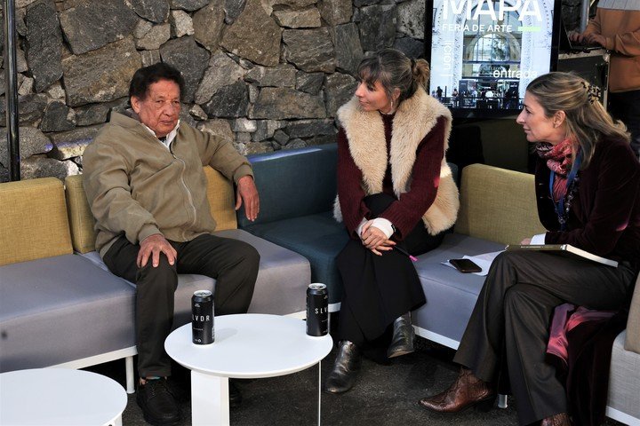 Homenaje a Julio Le Parc. Juvenal Ravelo viajó desde Caracas a Mapa 2026.