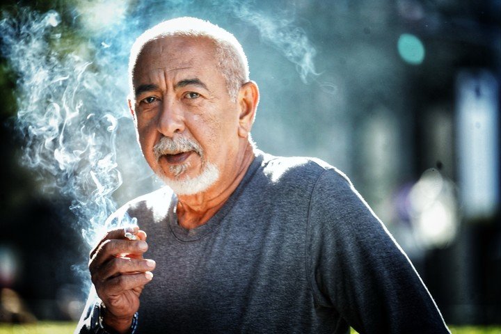 El escritor cubano Leonardo Padura en Buenos Aires. Foto: Ariel Grinberg.