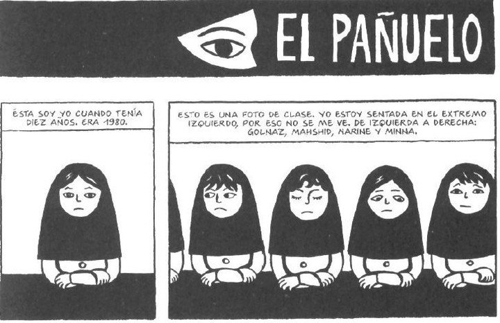 Persépolis, de Marjane Satrapi. Archivo Clarín.