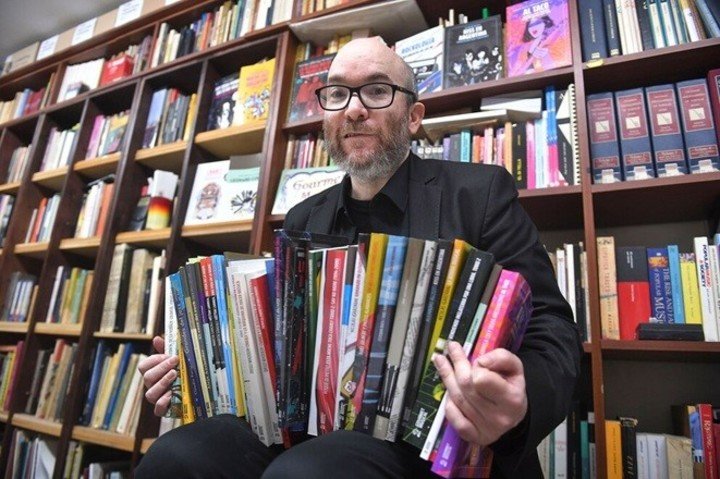 Leandro Donozo editor y creador del sello Gourmet Musical (Foto: Télam)